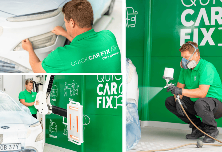 Vi fixar skönhets­fläckarna på din bil - Quick Car Fix